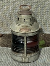 Antique Helvic’s Port Starboard Combo Boat Light Lantern—Port Of NY Approved picture