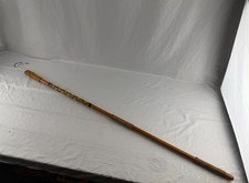 Wooden Pole Fishing Gaff Hook Tool Vintage Japanese Wood Handled 59 Inch Ok picture