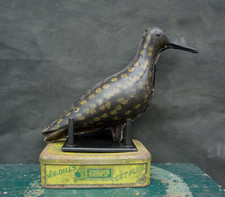 ANTIQUE TINNIE SHOREBIRD DECOY PRIMITIVE LURE picture