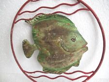 Trade Sign SIGN TRADE Antique ADVERTISEMENT FISH picture