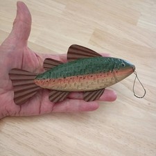 Wooden Carved Fish Bait Folk Art 7