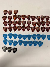 Vintage Mira Mesa Music Guitar Picks Lot 60+ Tortoiseshell Blue Black Used picture