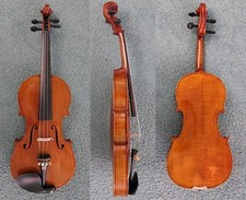 RESTORED G A PFRETZSCHNER 4/4 VIOLIN MARKNEUKIRCHEN GERMANY W/CASE - CIRCA 1930 picture