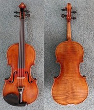 RESTORED ROBERT A. DOLLING 4/4 VIOLIN MARKNEUKIRCHEN GERMANY W/CASE - CIRCA 1920 picture