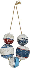 Buoy Decor Nautical Wall Decor Wood Fishing Floats Ball Decoration Coastal picture