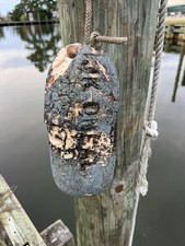 Old Crab Fish Pot Floats Buoys Nautical Coastal  Shabby Chic Decor OBX Authentic picture