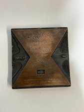 Vintage Letterpress Printing Block Jc Higgins Fishing Line picture