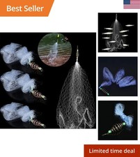 Fishing Bait Trap Net Cage Luminous Bead Spring Feeder Mesh Fish Tackle 3pcs picture